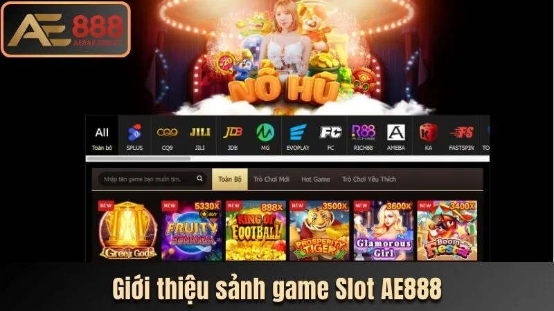 Giới thiệu sảnh game Slot AE888