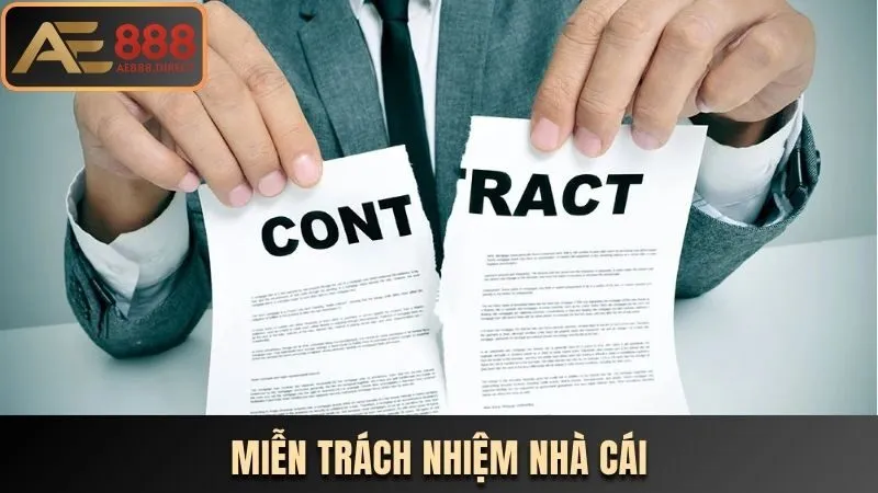 Những tình huống mà nhà cái được miễn trách nhiệm